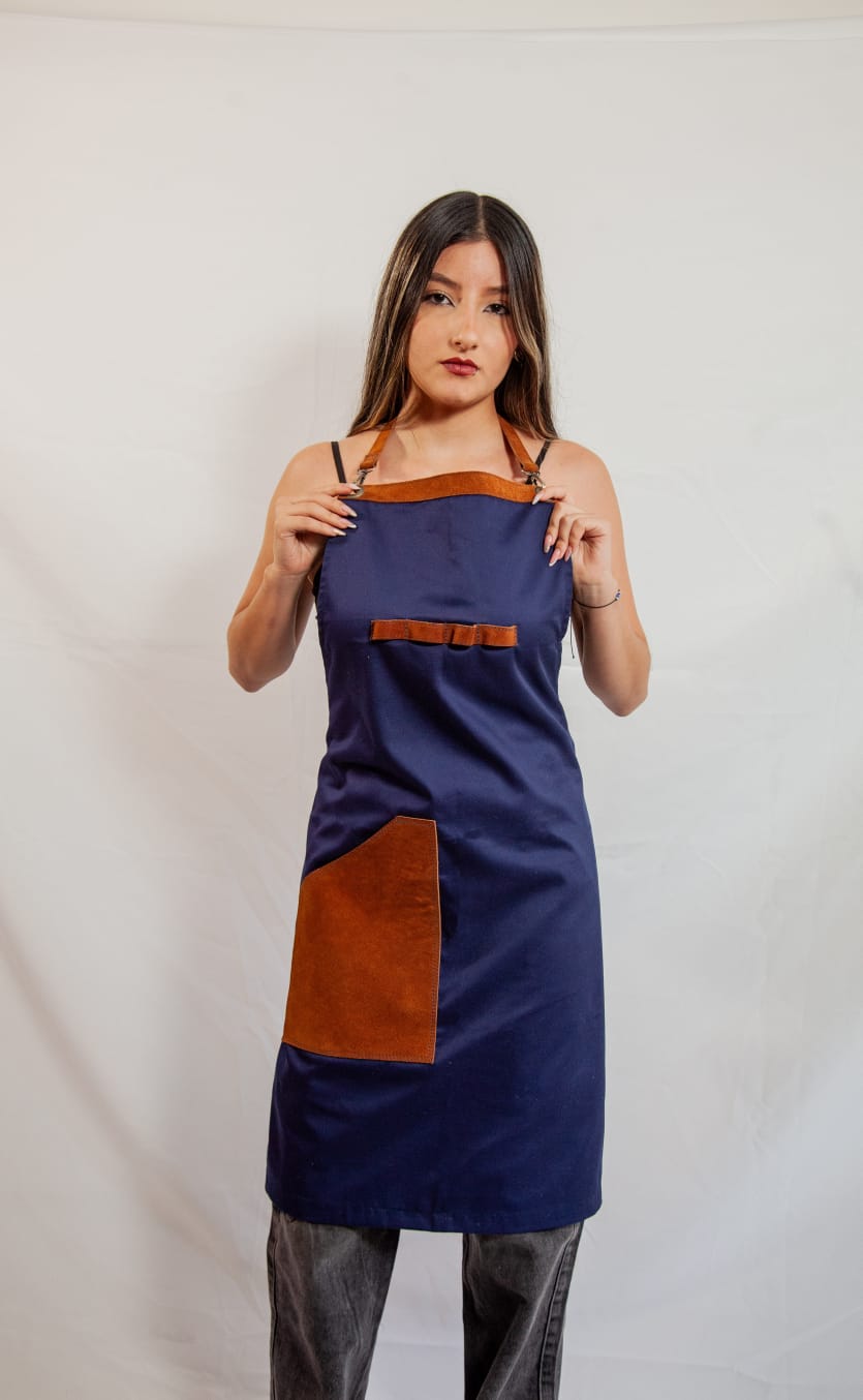 StylishPremium fabric and leather  aprons.                                                                          No online sales for the moment please text or email.